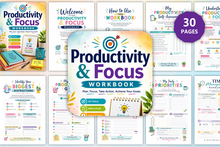 Productivity & Focus Workbook
