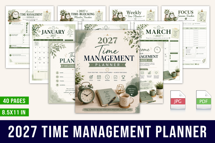 2027 Time Management Planner