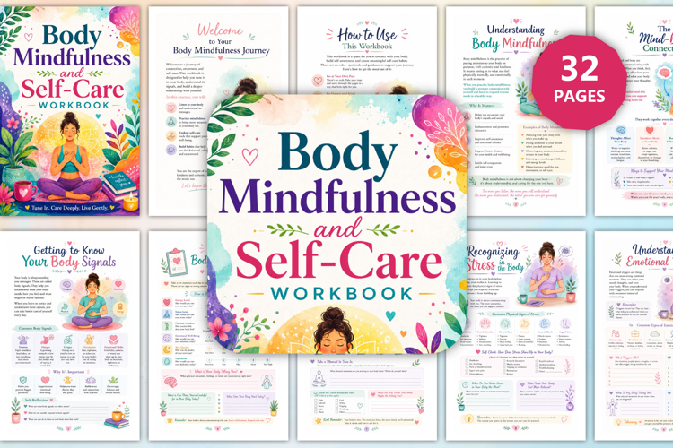 Body Mindfulness and Self-Care Workbook