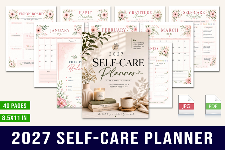 2027 Self-Care Planner