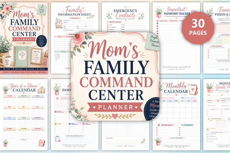 Mom’s Family Command Center Planner example image 1