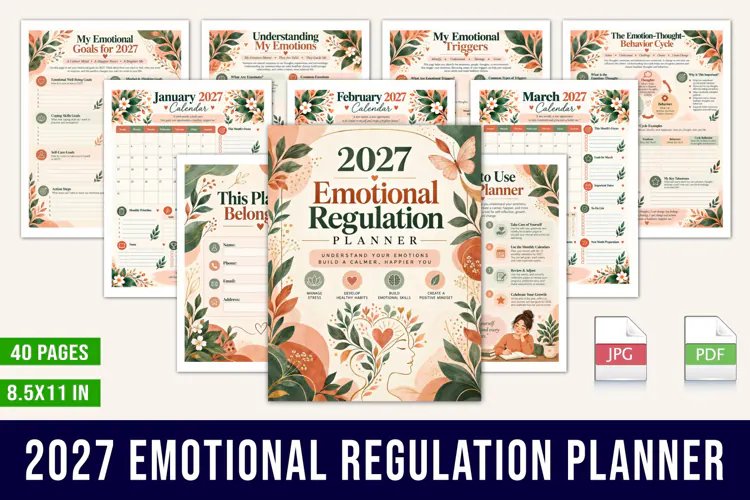 2027 Emotional Regulation Planner
