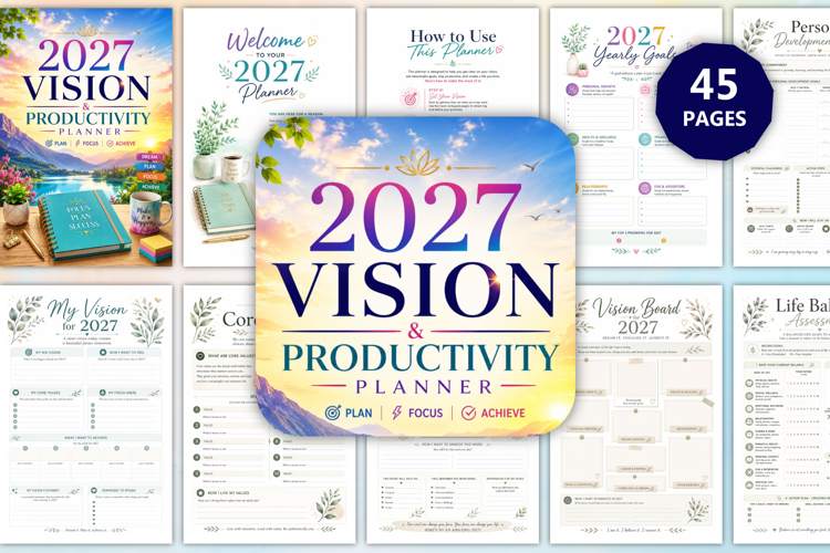 2027 Vision & Productivity Planner