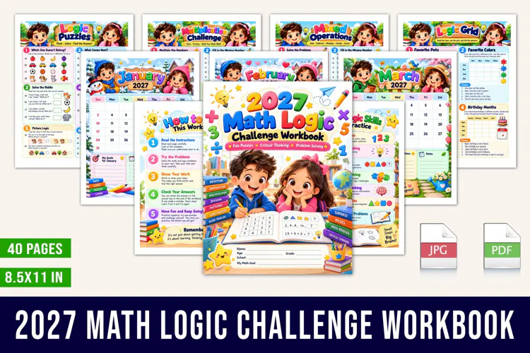 2027 Math Logic Challenge Workbook