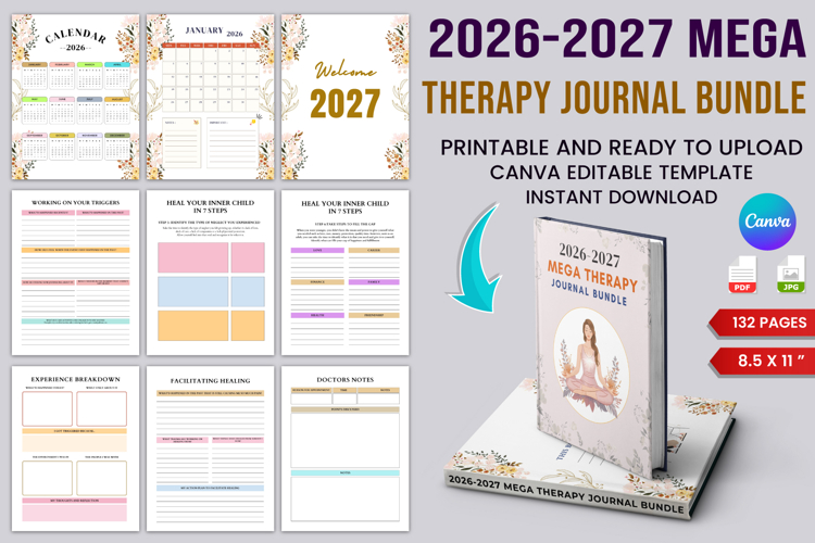 20262027 Mega Therapy Journal Bundle