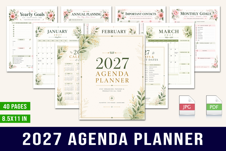 2027 agenda planner