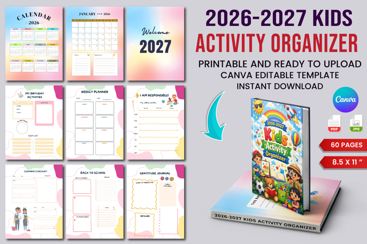 20262027 Kids Activity Organizer