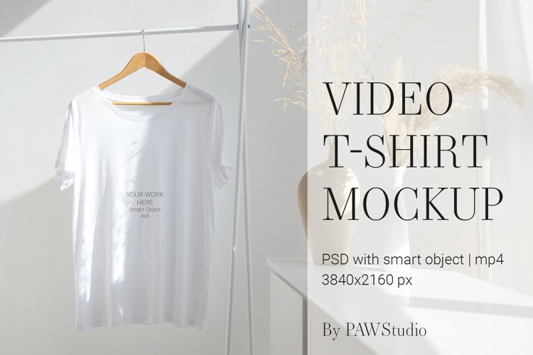 Video T-Shirt Mockup Boho Mockup Lifestyle Bella Canvas