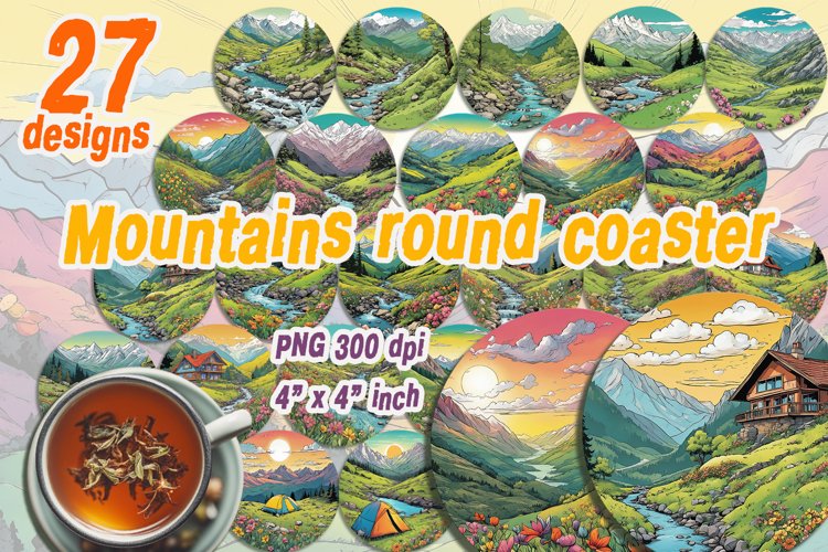 Mountains Clipart Image 13
