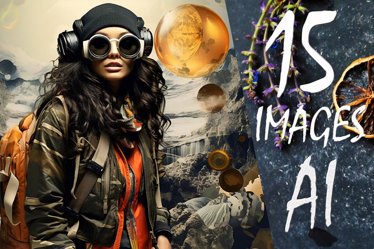 COLLAGE OF ADVENTURERS - Pack of 15 Printable images AI