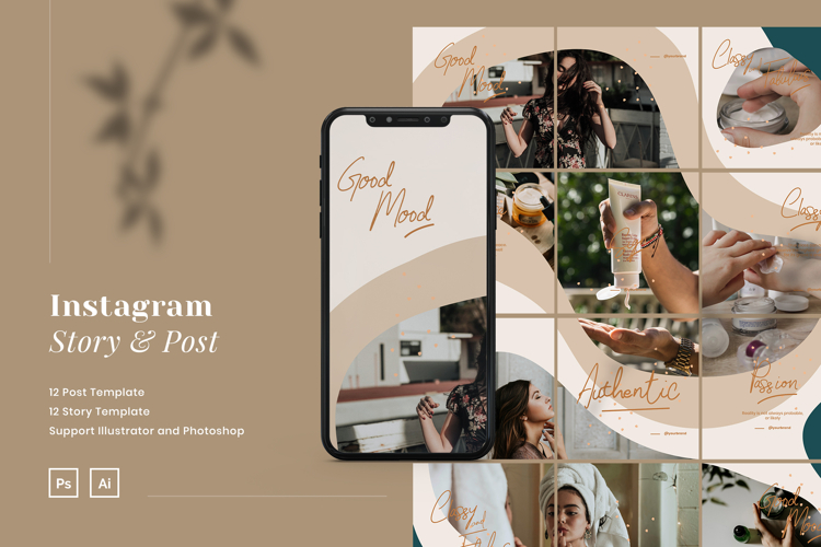 Puzzle Instagram Story & Post Template
