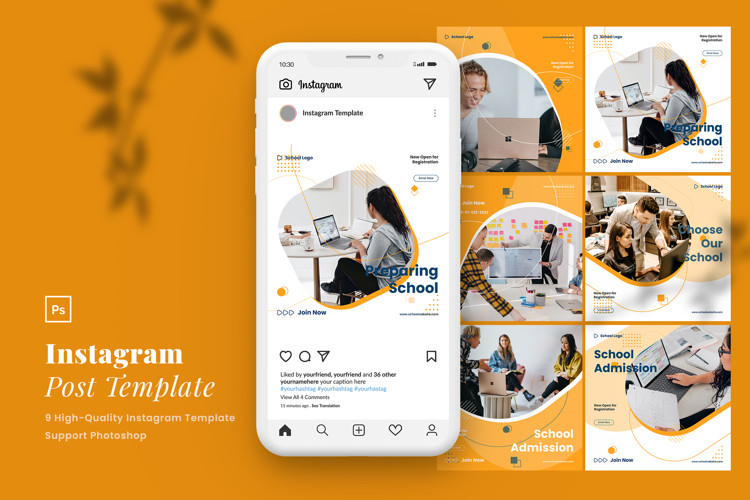 Elegant Education Instagram Post Template Vol.2