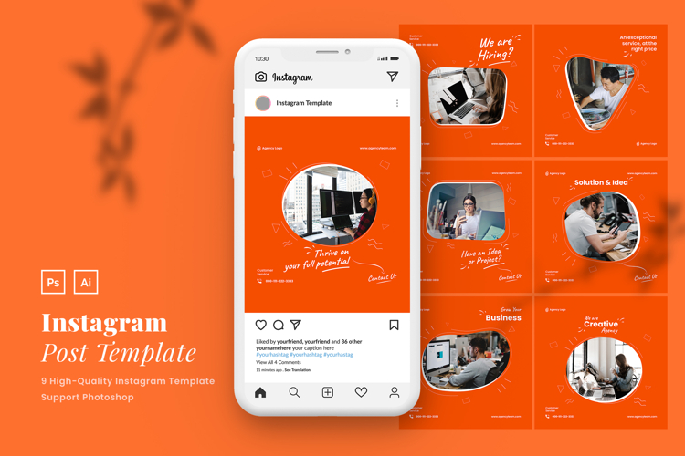Creative Agency Instagram Post Template Vol.1