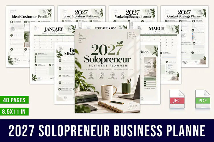 2027 Solopreneur Business Planner