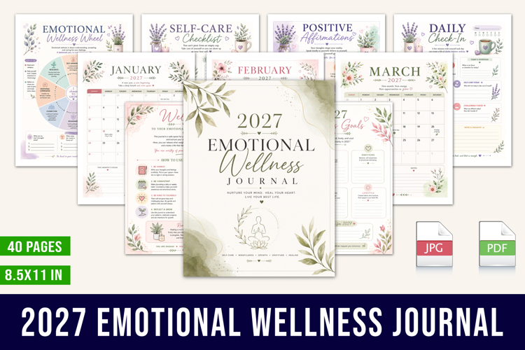 2027 Emotional Wellness Journal