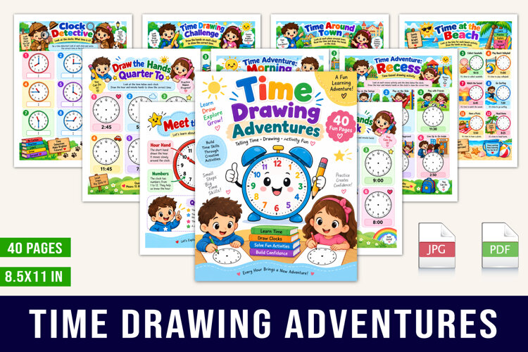 Time Drawing Adventures example image 1