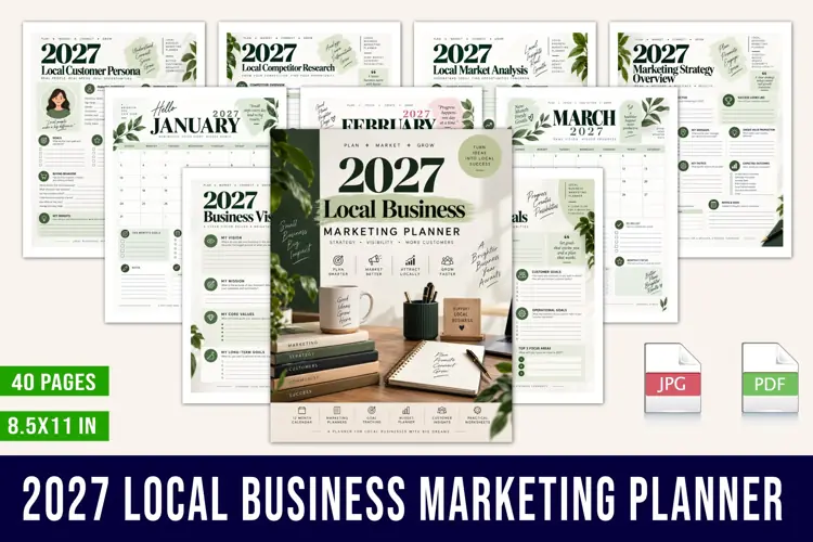 2027 Local Business Marketing Planner