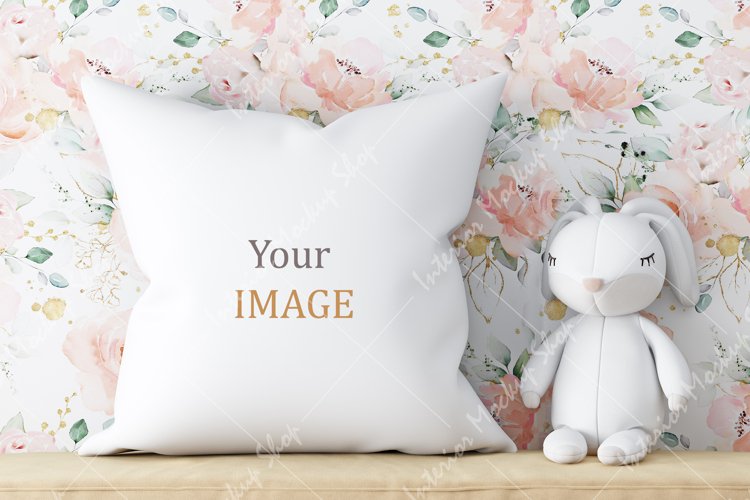 Pillow Mockup | Cushion Mockup in JPG example image 1