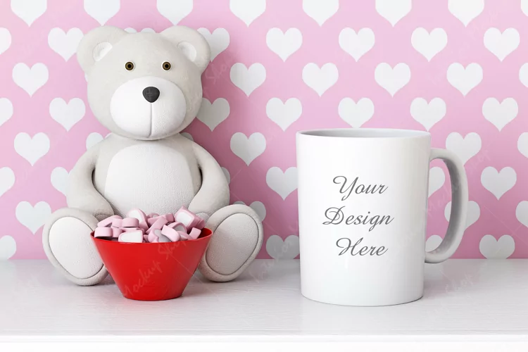 Mockup, Mug mockup, Coffee Mug, Valentines Day, JPG