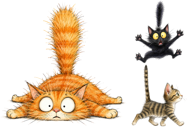 Cat Drawing Image 10