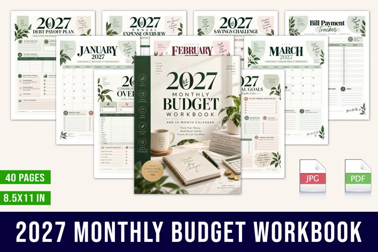 2027 Monthly Budget Workbook