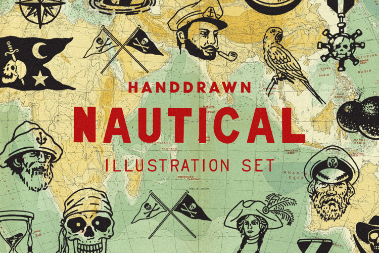 Nautical Illustration Set