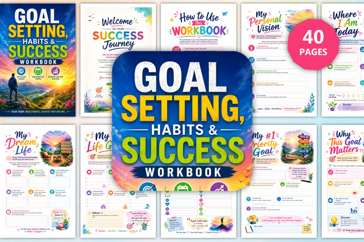 Goal Setting, Habits & Success Workbook