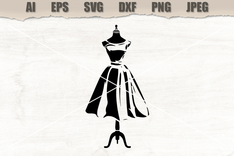 Stencil Elegant Dress