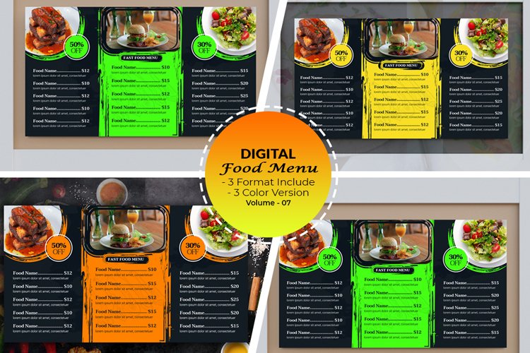 Menu Template Image 7
