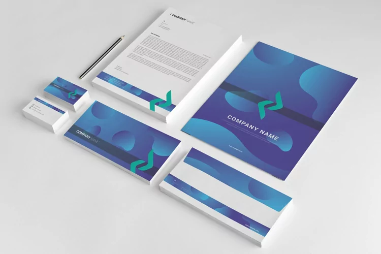 Minimal Corporate Identity Illustrator Template