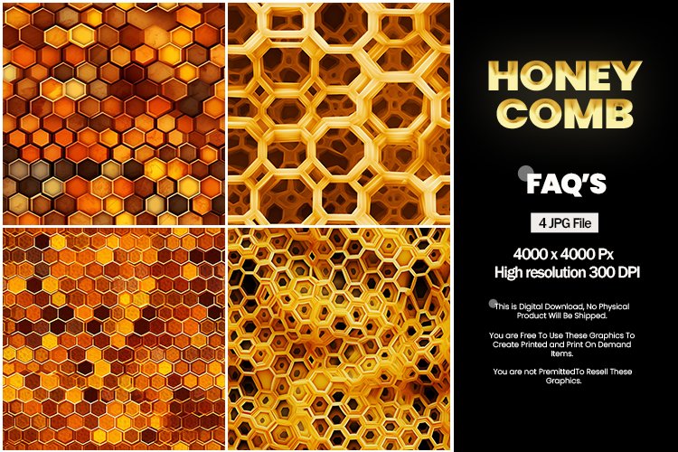 Honeycomb Square Coaster - 04 Variations
