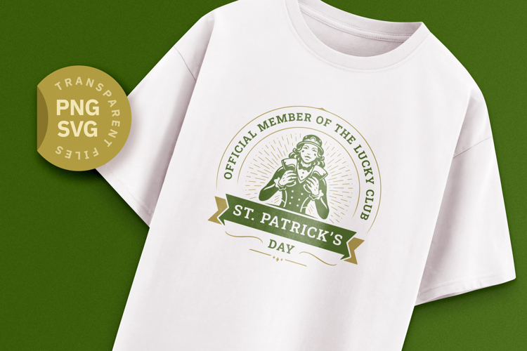 St. Patricks Lucky Club SVG