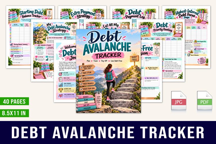 Debt Avalanche Tracker example image 1