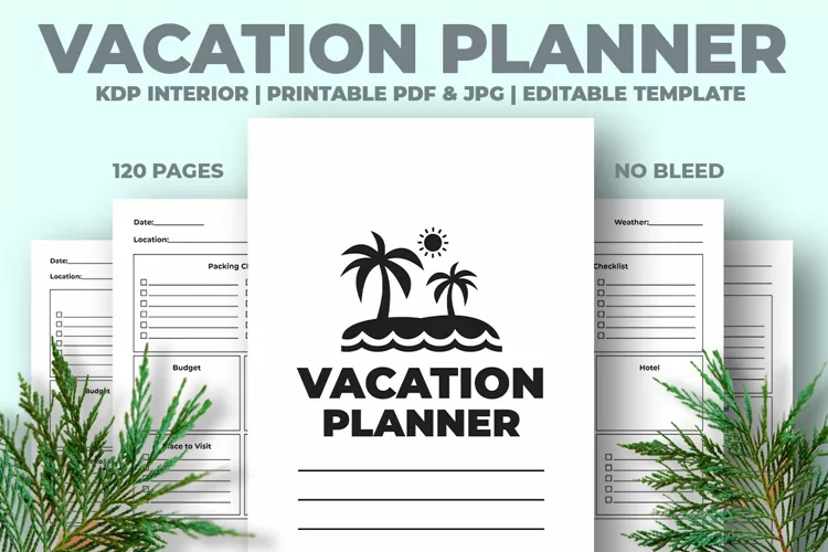 Vacation Planner KDP Interior