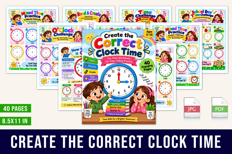 Create the Correct Clock Time example image 1