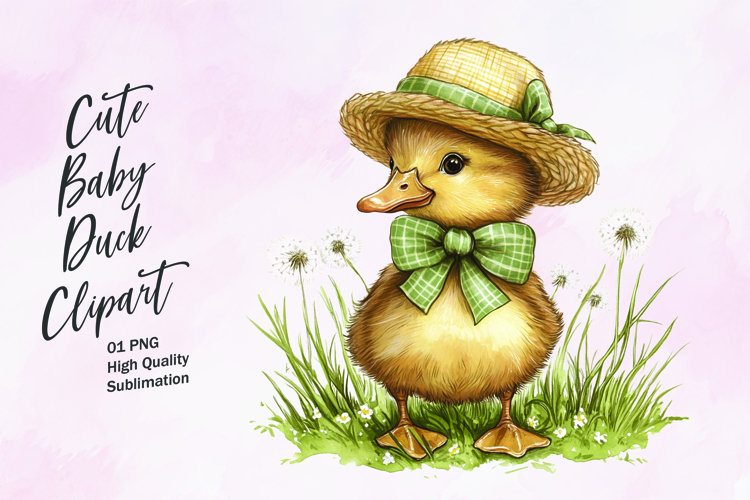 Cute Duck Clipart Image 2