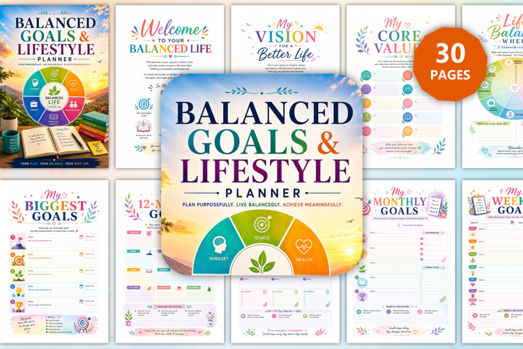 Balanced Goals & Lifestyle Planner