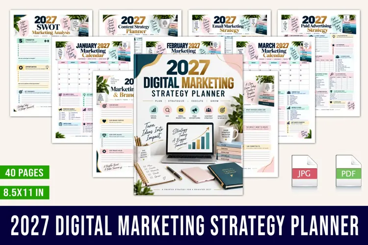 2027 Digital Marketing Strategy Planner