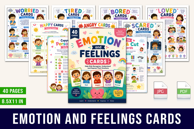 Emotion and Fellings Cards
