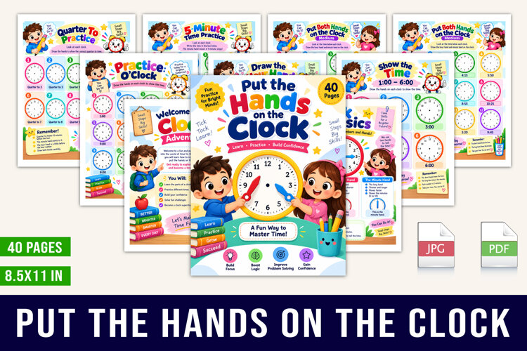 Put the Hands on the Clock example image 1