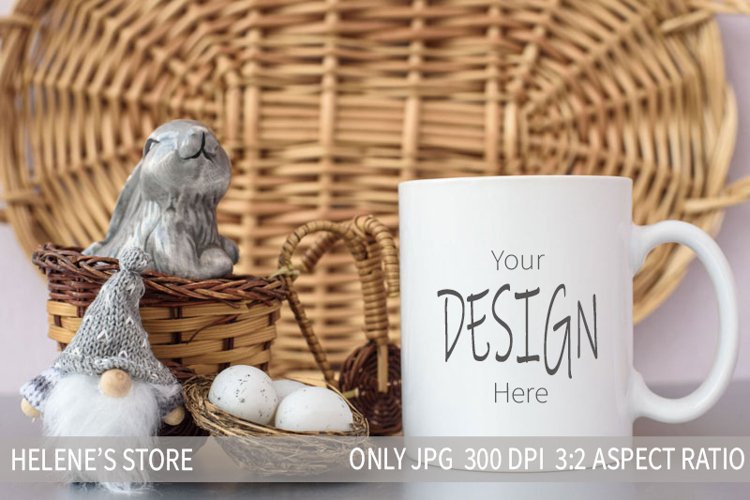 Easter mug mockup|Coffee cup mock ups| White mug mockup|