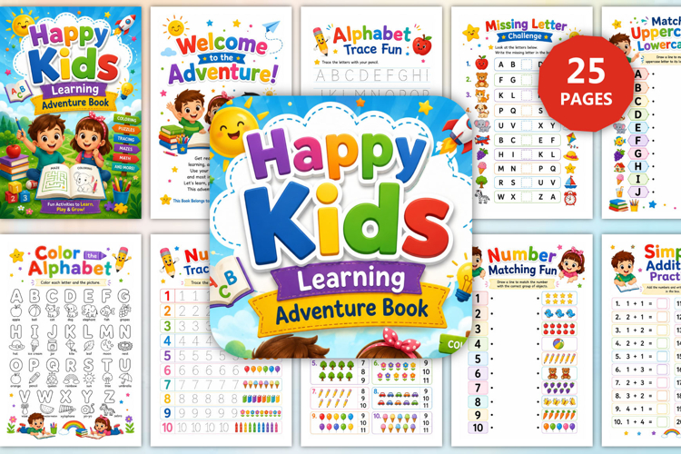 Happy Kids Learning Adventure Book