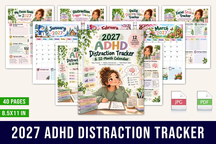 2027 ADHD Distraction Tracker