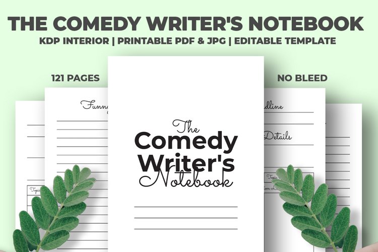 The Comedy Writers Notebook KDP Interior
