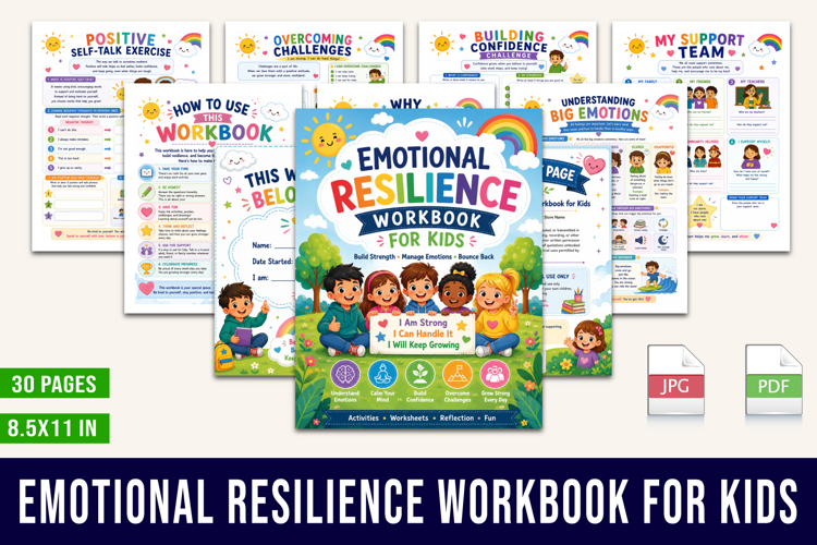 Emotional Resilience Workbook for Kids