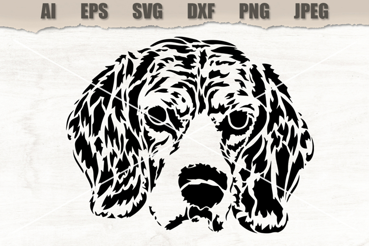 Stencil Dog Portrait