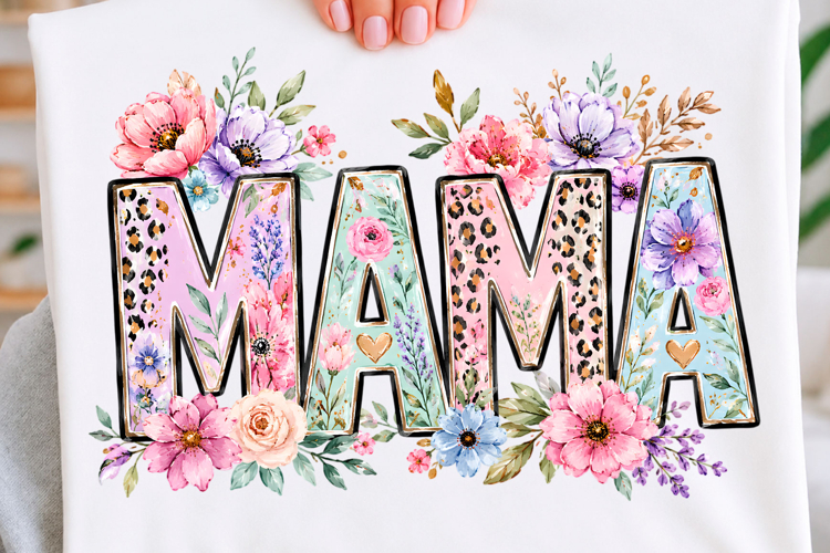 Trending Png Floral Leopard Mama