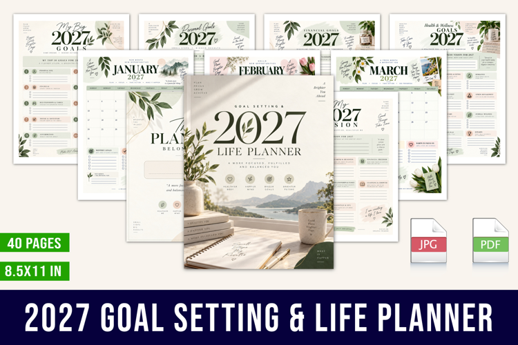 2027 Goal Setting & Life Planner
