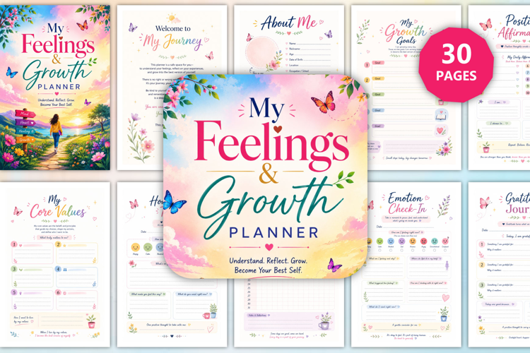 My Feelings & Growth Planner