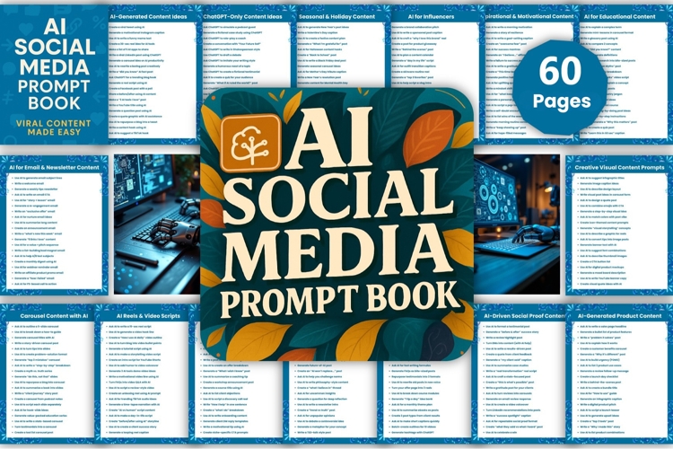 1000 AI Social Media Prompt Book